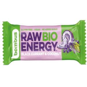 BOMBUS Raw černý rybíz a kokos BIO 50 g obraz