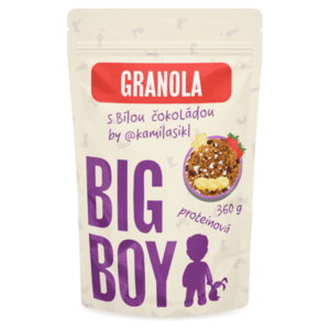 BIG BOY Proteinová granola s bílou čokoládou by KamilaSikl 360 g obraz