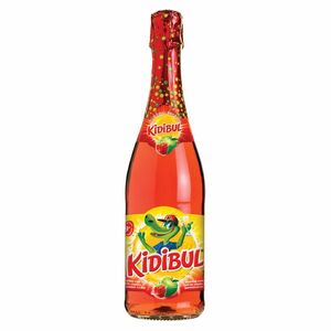 KIDIBUL Dětský šumivý nápoj jablko a jahoda 750 ml obraz