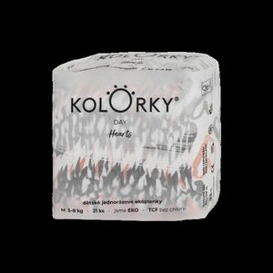 KOLORKY Day srdce S 3-6 kg jednorázové eko plenky 25 ks obraz