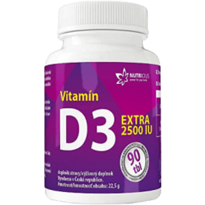 NUTRICIUS Vitamín D3 EXTRA 2500 IU 90 tablet obraz