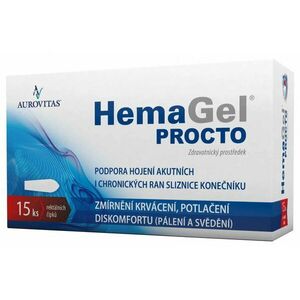 HEMAGEL PROCTO Rektální čípky 15 ks obraz