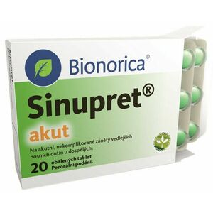 SINUPRET akut 160 mg 20 tablet obraz