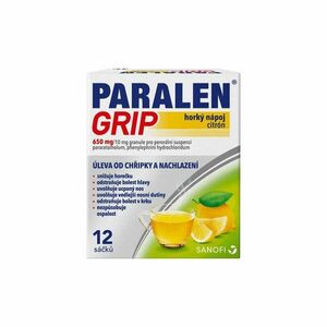 PARALEN Grip Horký nápoj citrón 12 sáčků obraz