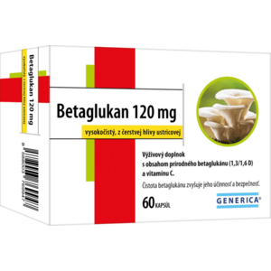 GENERICA Betaglukan 120 mg 60 kapslí obraz