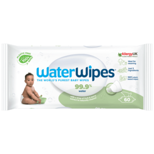 WATERWIPES Vlhčené ubrousky bez obsahu plastů Soapberry 60 ks obraz