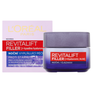 L'ORÉAL PARIS Revitalift Filler noční krém proti vráskám 50 ml obraz