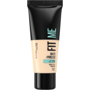 MAYBELLINE NEW YORK Fit Me sjednocující matující make-up pro normální až mastnou pleť 100 Warm Ivory 30 ml obraz