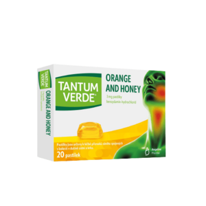 TANTUM VERDE Orange and Honey 3mg 20 pastilek obraz