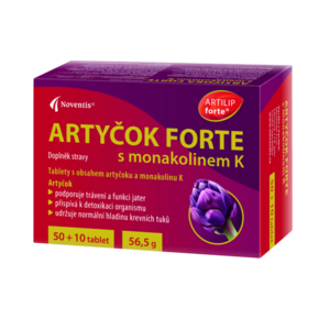 NOVENTIS Artyčok Forte s monakolinem K 60 tablet obraz