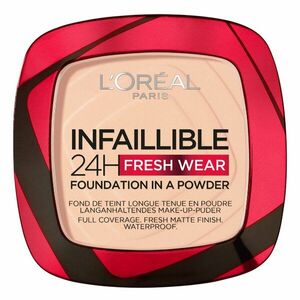 L'ORÉAL PARIS Infaillible Fresh Wear 24H Foundation in a Powder 180 Rose Sand make-up v pudru, 9 g obraz