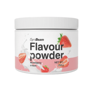 GYMBEAM Flavour powder jahodový krém 250 g obraz