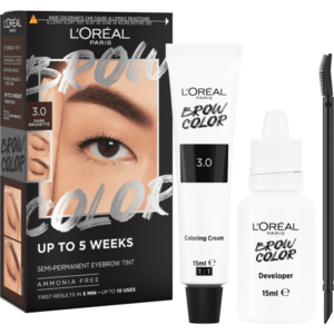 L'ORÉAL PARIS Brow Color 3.0 Dark Brunette semi-permanentní barva na obočí obraz