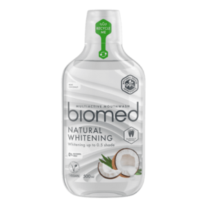 BIOMED Natural Whitening ústní voda 500 ml obraz