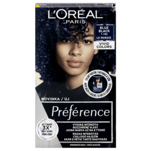 L'ORÉAL PARIS Préférence Vivid Colors permanentní barva na vlasy 1.102 Le Marais 150 ml obraz