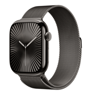 APPLE Watch Series 10 GPS + Cellular 42mm Slate Titanium Case with Slate Milanese Loop obraz