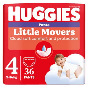 HUGGIES® Little Movers Pants 4, 36 ks obraz