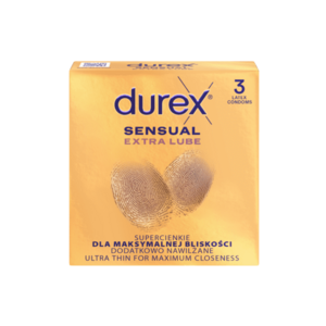 DUREX Sensual Extra Lube 3 ks obraz