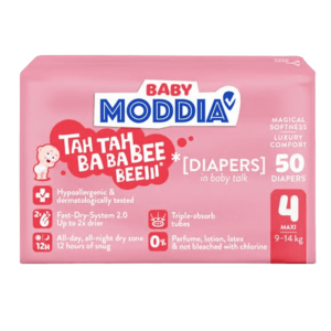 MODDIA BABY Jednorázové plenky 4 Maxi (9–14 kg), 50 ks obraz