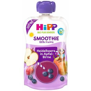 HIPP BIO Smoothie Jablko-Hruška-Borůvky 120 ml obraz