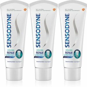 Sensodyne Repair & Protect Extra Fresh zubní pasta pro ochranu zubů a dásní 3x75 ml obraz