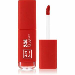 3INA The Longwear Lipstick dlouhotrvající tekutá rtěnka odstín 244 - Red 6 ml obraz