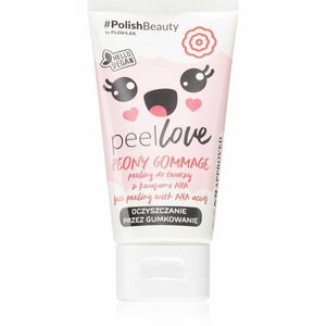 FlosLek Laboratorium Peel Love Peony čisticí pleťový peeling s AHA kyselinami 75 ml obraz