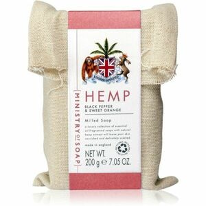 The Somerset Toiletry Co. Ministry of Soap Natural Hemp tuhé mýdlo na tělo Black pepper & Sweet Orange 200 g obraz