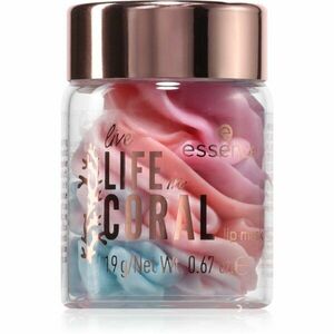 essence LIFE in CORAL hydratační maska na rty 01 Coralicious Vibes! 9 g obraz