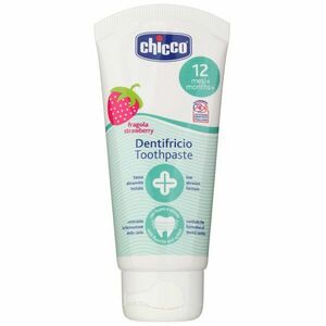 Chicco Oral Care Toothpaste zubní pasta pro děti příchuť Strawberry 12 m+ 50 ml obraz