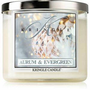 Kringle Candle Aurum & Evergreen vonná svíčka 411 g obraz