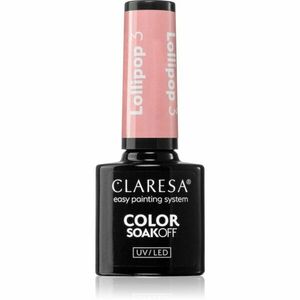 Claresa SoakOff UV/LED Color Lollipop gelový lak na nehty odstín LOLLIPOP 3 5 g obraz