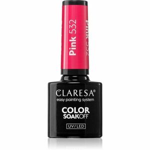 Claresa SoakOff UV/LED Color Sunny Garden gelový lak na nehty odstín Pink 532 5 g obraz