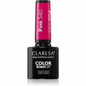 Claresa SoakOff UV/LED Color Sunny Garden gelový lak na nehty odstín PINK 540 5 g obraz