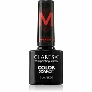 Claresa SoakOff UV/LED Color Kiss Me gelový lak na nehty odstín KISS ME 5 5 g obraz