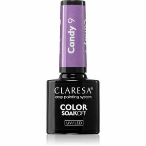 Claresa SoakOff UV/LED Color Candy gelový lak na nehty odstín 9 5 g obraz