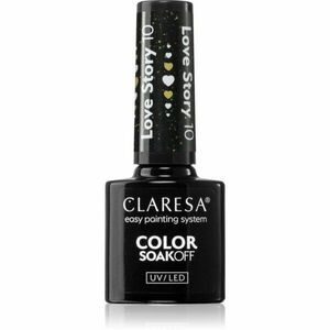 Claresa SoakOff UV/LED Color Love Story gelový lak na nehty odstín 10 5 g obraz