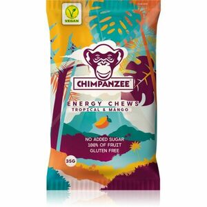 Chimpanzee Energy Chews ovocné bonbóny příchuť Tropical & Mango 35 g obraz