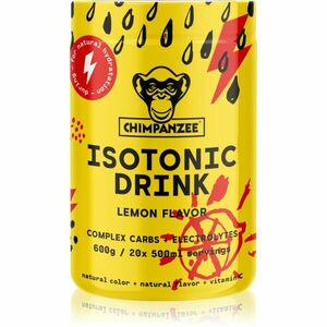 Chimpanzee Isotonic Drink rehydratační iontový nápoj v prášku příchuť Lemon 600 g obraz