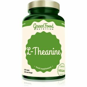 GreenFood Nutrition L-Theanine kapsle pro podporu spánku a regenerace 120 cps obraz