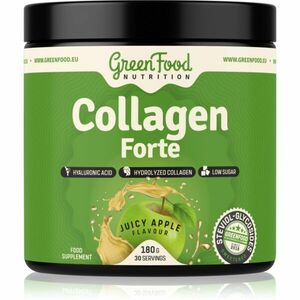 GreenFood Nutrition Nutrition Collagen Forte kolagen příchuť Juicy Apple 180 g obraz