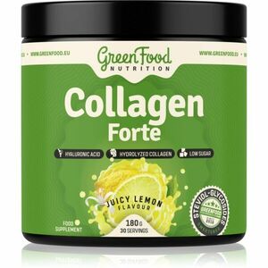 GreenFood Nutrition Nutrition Collagen Forte kolagen příchuť Juicy Lemon 180 g obraz