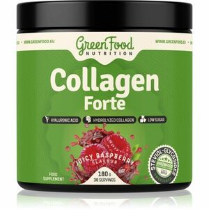 GreenFood Nutrition Nutrition Collagen Forte kolagen příchuť Juicy Raspberry 180 g obraz