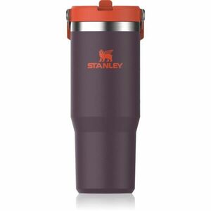 Stanley IceFlow™ Flip Straw Tumbler nerezová láhev na vodu Plum 890 ml obraz