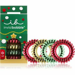 invisibobble Jingle Spiral gumičky do vlasů velikost S 4 ks obraz