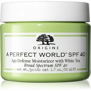 Origins A Perfect World™ SPF 40 Age-Defense Moisturizer With White Tea denní hydratační krém SPF 40 50 ml obraz