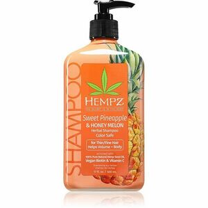 HEMPZ Sweet Pineapple Honey Melon hydratační šampon na vlasy 500 ml obraz