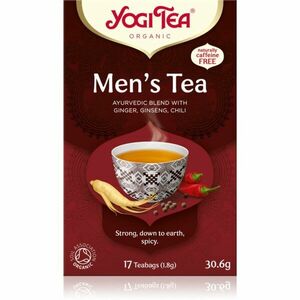 Yogi Tea Men's Tea BIO porcovaný čaj pro muže 17x1.8 g obraz