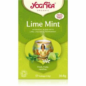 Yogi Tea Lime Mint BIO porcovaný čaj 17x1.8 g obraz