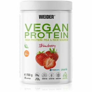 Weider Vegan Protein hrachový protein příchuť Strawberry 750 g obraz